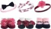 Hudson Baby Girl’s Headband and Socks Giftset