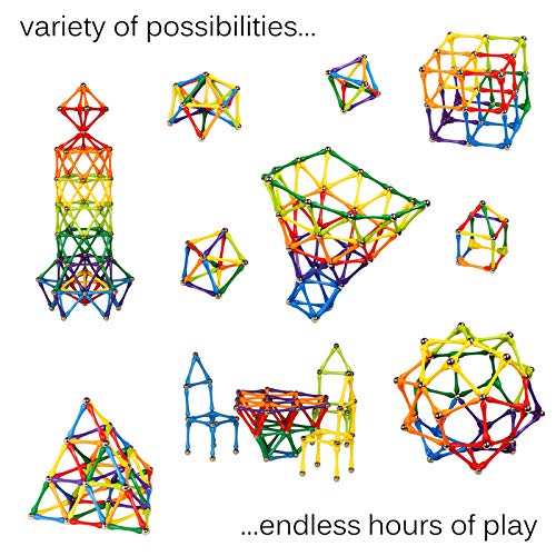 Goobi Magnetic Building Sticks Set, 300 Pcs - Image 4