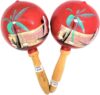 Zugar Land Hand Made Wooden Maracas (Pack of 2)