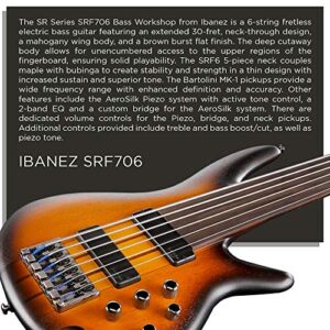 Ibanez SRF706 – Brown Burst Flat