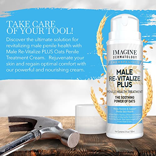 Imagine Dermatology Male Re-Vitalize PLUS Oats Penile Health Cream - Image 3