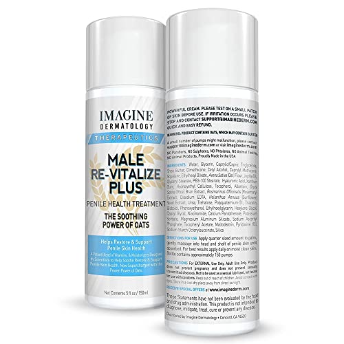 Imagine Dermatology Male Re-Vitalize PLUS Oats Penile Health Cream - Image 2