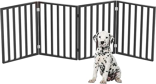 PETMAKER Indoor Pet Gate - 4-Panel Folding Dog Gate