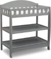 Delta Children Infant Changing Table With Pad, Grey