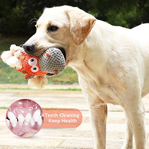 IOKHEIRA Dog Plush Toy for Aggressive Chewers, Squeaky Toys - Image 5