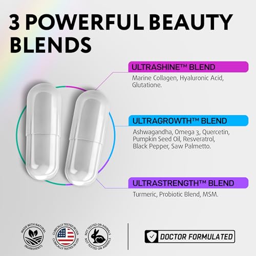 IQ BIOLOGY Hair, Skin And Nails 60 Biotin Pills - Image 3
