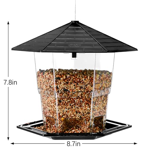 Jealoeur Bird Feeders Outdoor Hanging Wild Bird Seed - Image 5