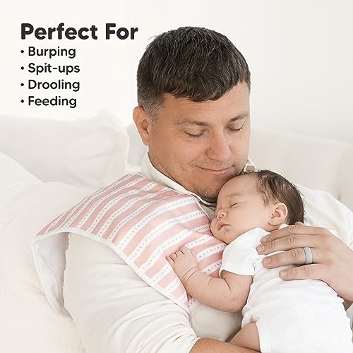 KeaBabies Organic Burp Cloths - 5-Pack Super Absorbent - Image 5