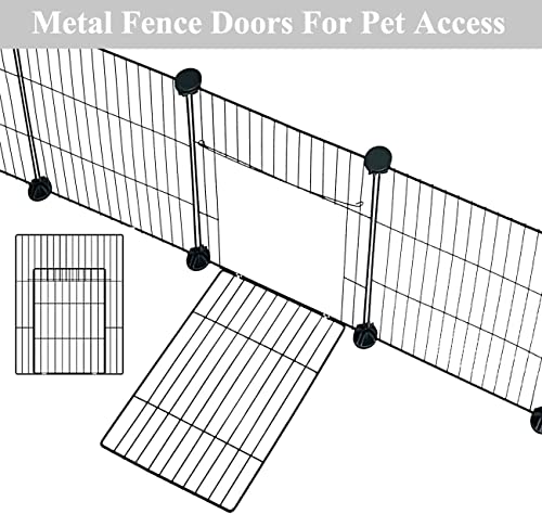 LANGXUN DIY Small Animal Pet Playpen with Door - Image 3