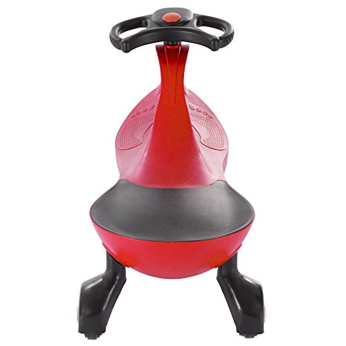 Lil' Rider Wiggle Car Ride On Toy – Red/Black - Image 4