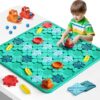 burgkidz Logical Road Builder Games, STEM Board Game