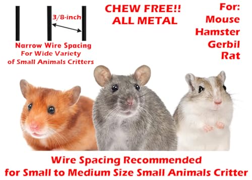Mcage 3-Tiers Foldable Small Animal Carrier Cage - Image 2