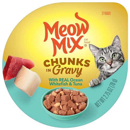 Meow Mix Seafood Favorites Chunks Wet Cat Food, 2.75 Ounce (Pack of 12) - Image 3