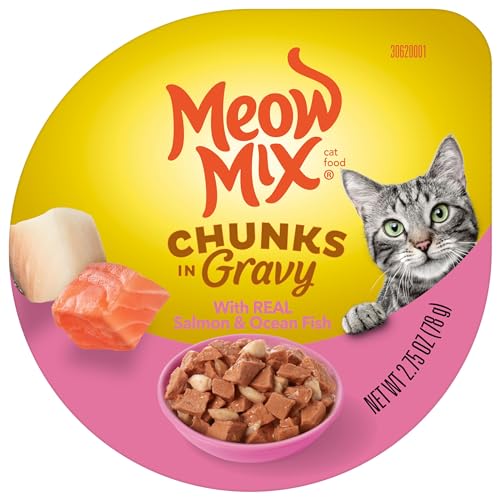 Meow Mix Seafood Favorites Chunks Wet Cat Food, 2.75 Ounce (Pack of 12) - Image 4