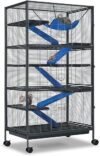 VIWAT Metal Animal Cage, 6-tier, Removable Tray