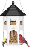 Kingsyard Metal Bird Feeder With Circular Perch