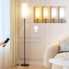 Ambimall Modern Floor Lamp With Remote Control