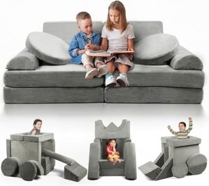 HappyKidd Modular Kids Play Couch – 15 Pieces