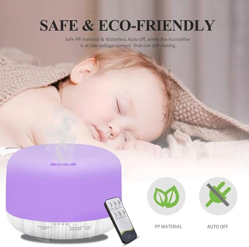 MOVOYEE Humidifiers For Bedroom Large Room Home - Image 4