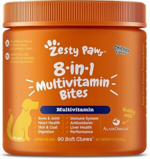 Zesty Paws Multivitamin Treats – Joint & Digestive Support