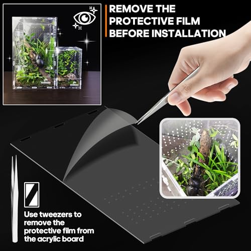 MYGIIKAKA Reptile Terrarium Breeding Tank, 7.87"x4.72"x4.33 - Image 3
