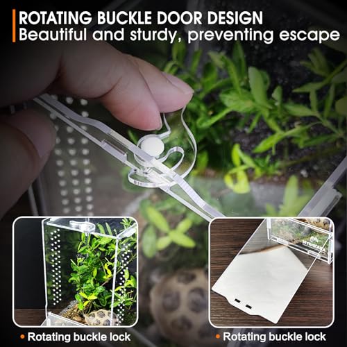 MYGIIKAKA Reptile Terrarium Breeding Tank, 7.87"x4.72"x4.33 - Image 5