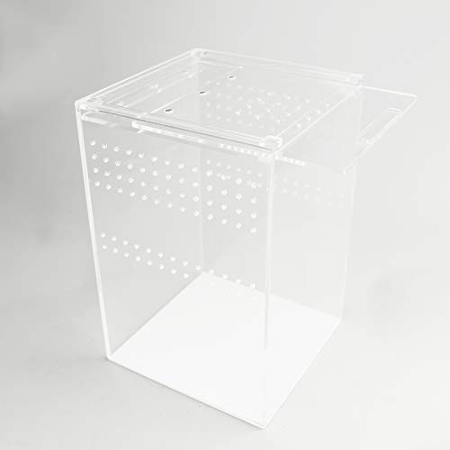 NANEEZOO Magnetic Acrylic Reptile Cage 6"x6"x9 - Image 3