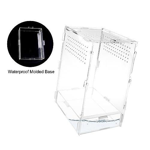 NANEEZOO Micro Habitat Terrariums, 8x6x12 Inches, Acrylic Reptile Tank - Image 5