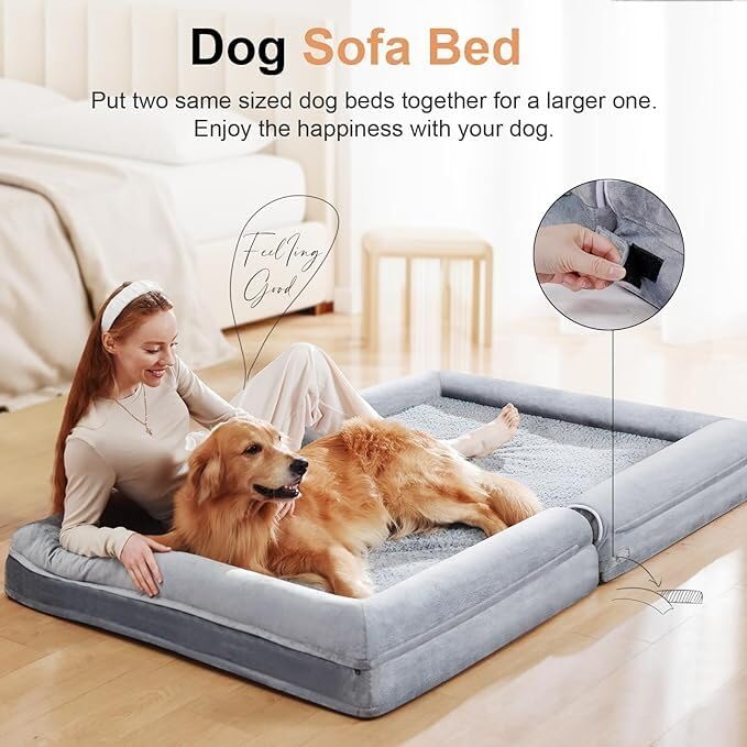 Nanuya Large Orthopedic Dog Bed XL Waterproof - Image 3
