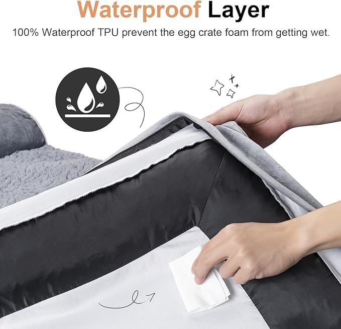 Nanuya Large Orthopedic Dog Bed XL Waterproof - Image 4
