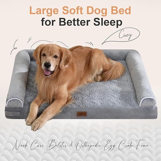 Nanuya Large Orthopedic Dog Bed XL Waterproof - Image 2