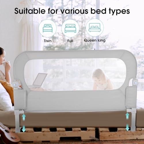 NUTIKAS Baby Bed Rail Guard - 47" Toddler - Image 4