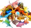 Funcorn Toys Ocean Sea Animal 52 Pack Assorted Mini Vinyl