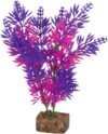 GloFish Plant Aquarium DÃ©cor, Purple/Pink Medium