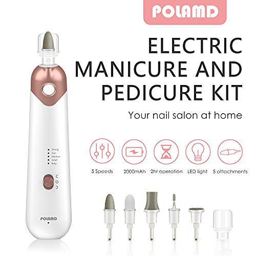POLAMD Professional Manicure Pedicure Kit - Image 2