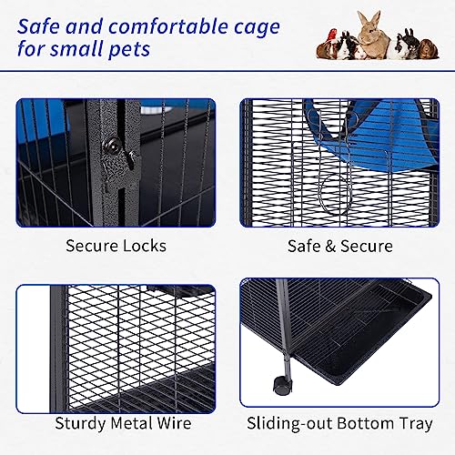 Polar Aurora 4 Tier Steel Small Animal Cage Kit X1Y2Z - Image 2