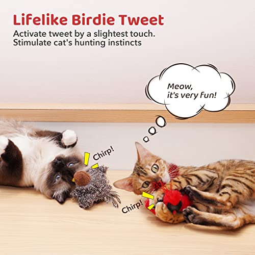Potaroma Cat Toys Chirping Birds 2 Pcs 4.0 - Image 2