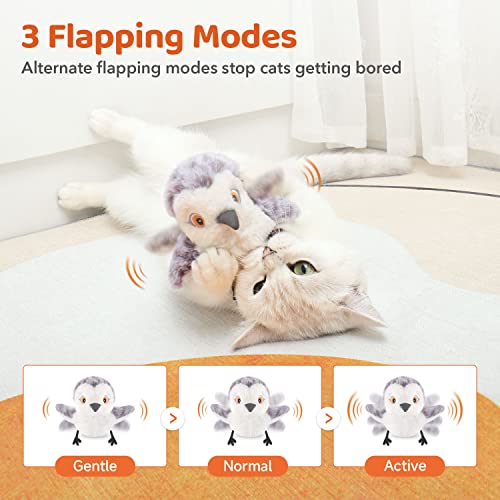 Potaroma Flapping Lifelike Sandpiper Chirp Tweet Toy - Image 3