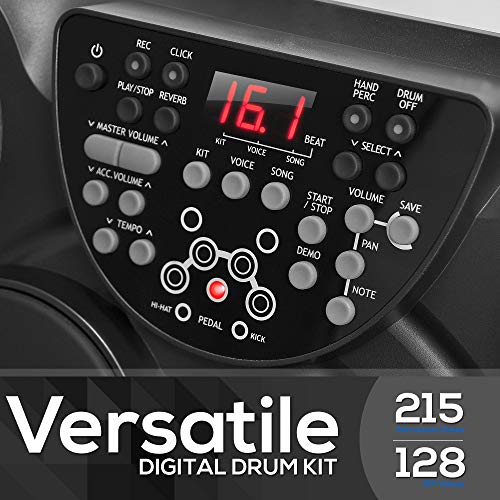 Pyle Portable Tabletop Drum Set PTED01 - Image 2
