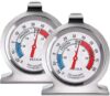 PECULA Refrigerator Thermometer Large Dial