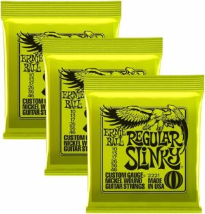 Ernie Ball Regular Slinky 2221×3 3-set Bundle