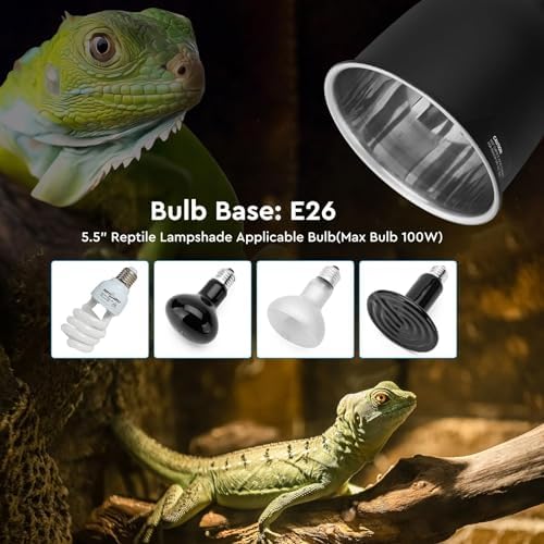 REPTITRIP Reptile Light Fixture 5.5", 100W - Image 4
