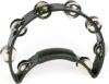 Rhythm Tech RT1010 Tambourine, Nickel Jingles, Black