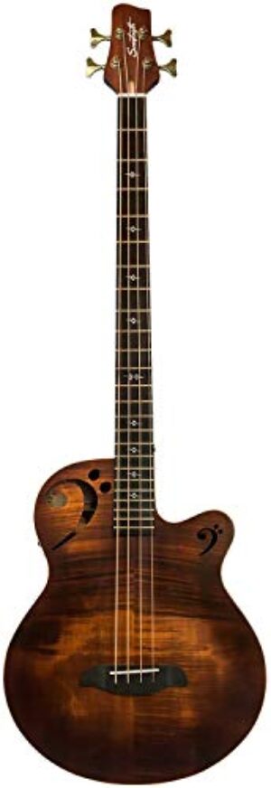 Sawtooth Rudy Sarzo Signature Acoustic-Electric Bass Guitar