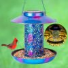 Ottsuls Solar Bird Feeder, Metal Wild Cardinals