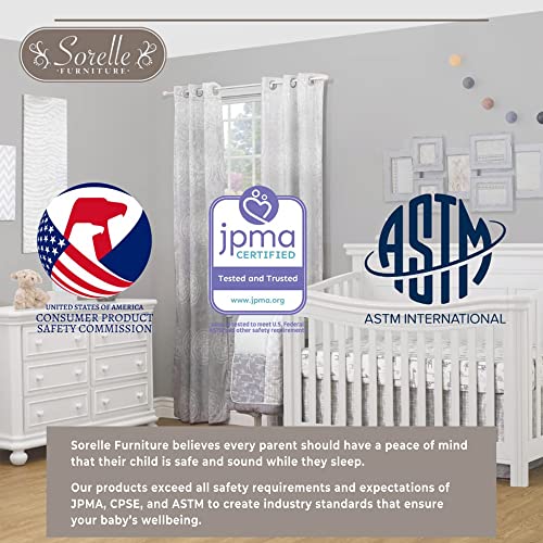 Sorelle Furniture Paxton Classic 4-In-1 Convertible Crib - Image 4