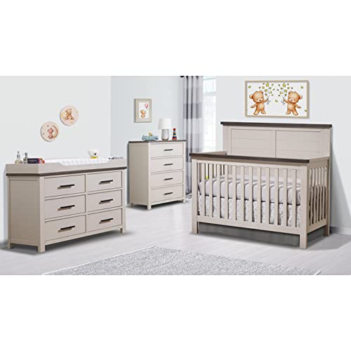 Sorelle Furniture Westley 4-In-1 Convertible Crib, Chocolate Bisque - Image 4