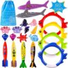 Woplagyreat Summer Pool Diving Toys for Kids, Sinking Set, Underwater Dive Gifts