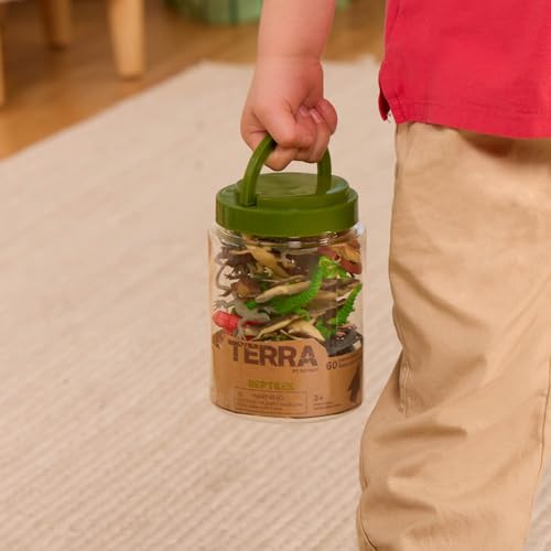 TERRA BY BATTAT Lizards Animal Tube - 60 Pcs R&A Figurines - Image 3