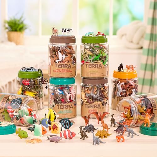 TERRA BY BATTAT Lizards Animal Tube - 60 Pcs R&A Figurines - Image 4